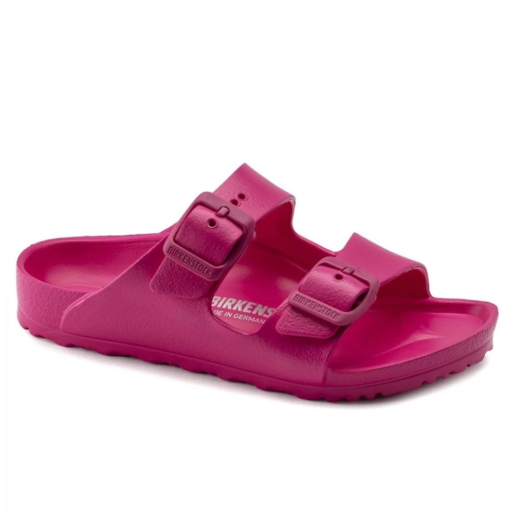 BIRKENTSOCK Kids' Arizona Essential Beetroot Purple EVA Sandal Size 27, US 9
